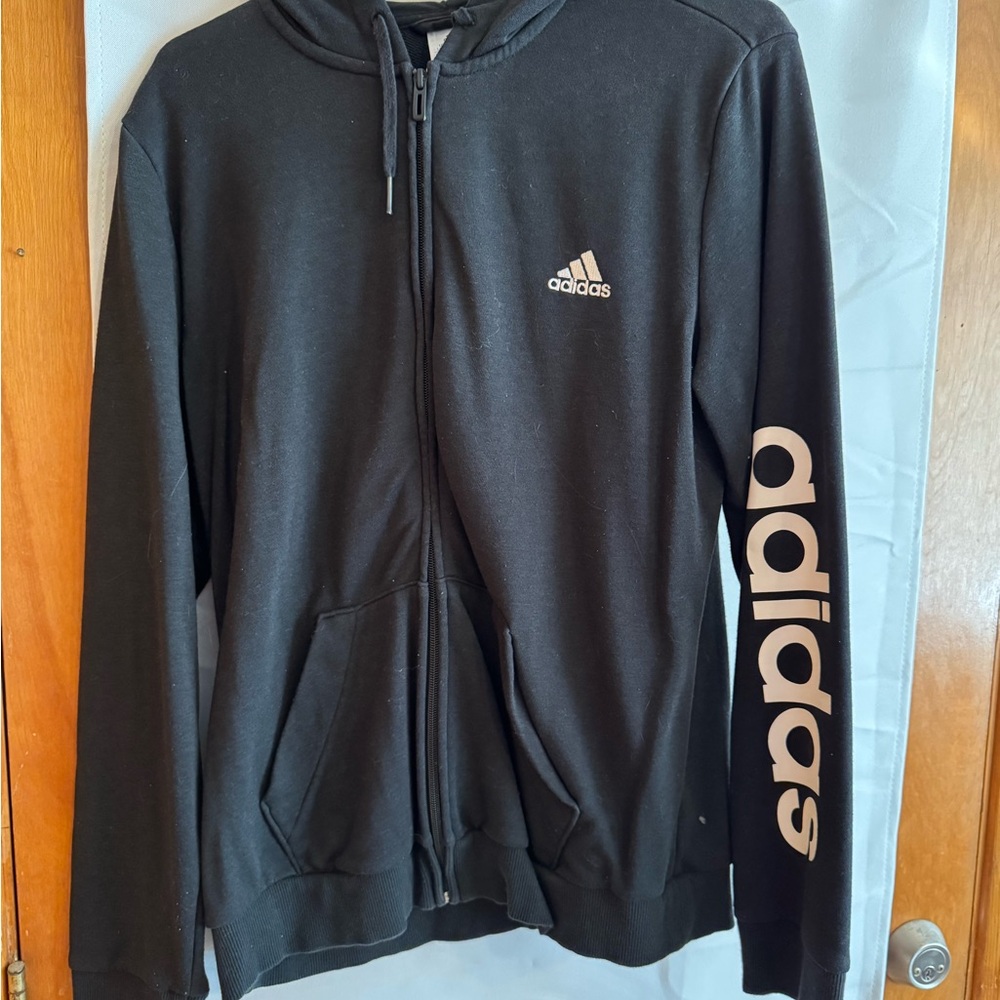 Adidas Black Casual Hoodie